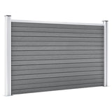 Vidaxl Fence 872x106 cm HKC Gray