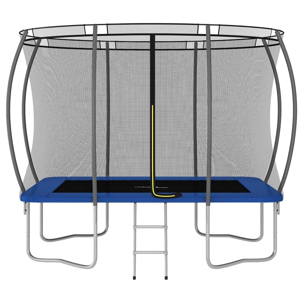 Conjunto de trampolín Vidaxl rectangular 150 kg 274x183x76 cm