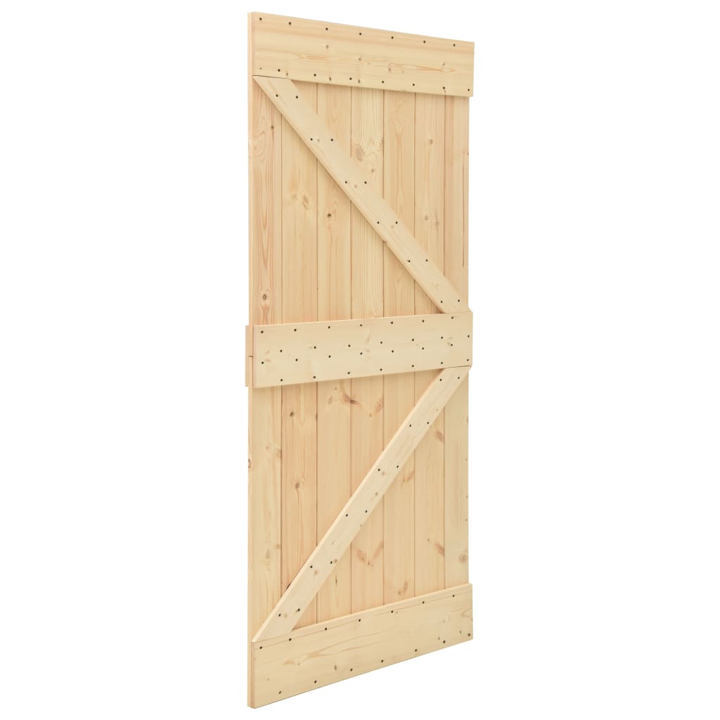 Porta di Vidaxl 90x210 cm Solid Pine