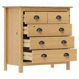 Vidaxl dressoir hill 79x40x80 cm massief grenenhout
