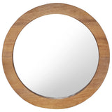 Vidaxl Wall Mirror omkring 60 cm teak træ