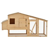 Vidaxl Chicken Coop 178x67x92 cm Solid furu