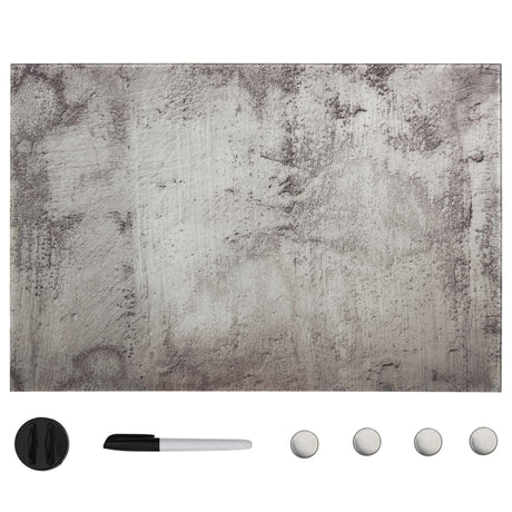 Vidaxx Magnettafel Wandmontage 50x30 cm Glas