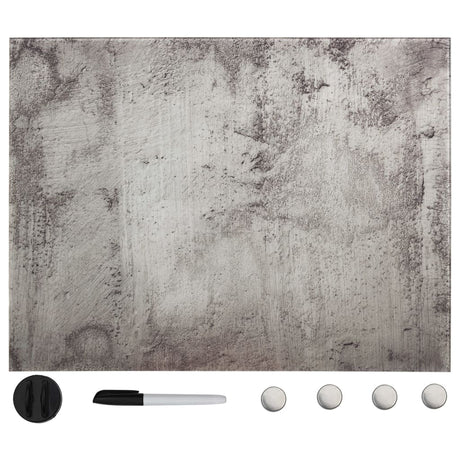 Vidaxx Magnettafel Wandmontage 80x60 cm Glas