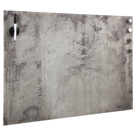 Vidaxx Magnettafel Wandmontage 80x60 cm Glas