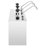 Vidaxl -Sauce -Spender 3x3,5 L Edelstahl
