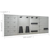 Vidaxl Workbench con cuatro paneles de pared