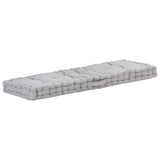 Vidaxl Pallet floor cushions 2 st cotton gray