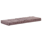 Cuscini per pavimenti per pallet Vidaxl 2 St Cotton Taupe