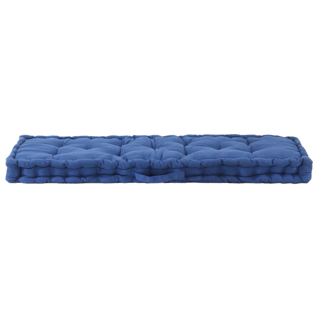 Vidaxl Pallet floor cushions 2 st cotton light blue