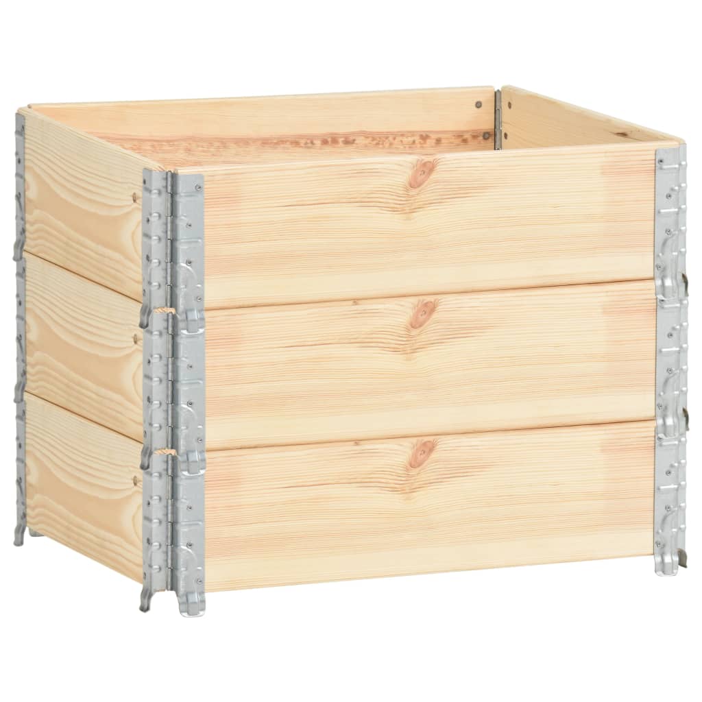 Vidaxl Palletopzetlanden 3 st 60x80 cm fast tall