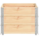 Vidaxl Palletopzetranden 3 pcs 60x80 cm Solid pine