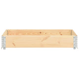 Vidaxl Palletopzetrand 80x120 cm Solid furu