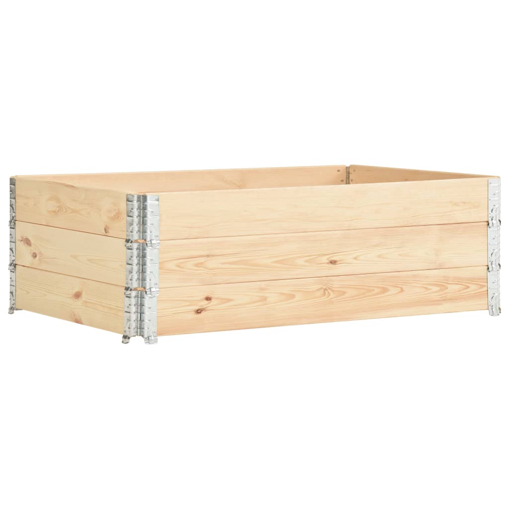 Vidaxl Palletopzetrand 3 St 50x150 cm Solid furu