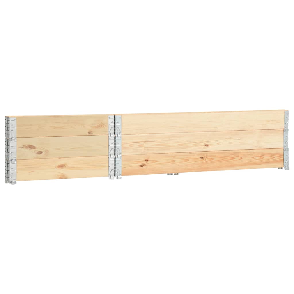 Vidaxl Palletopzetrand 3 St 50x150 cm Solid furu