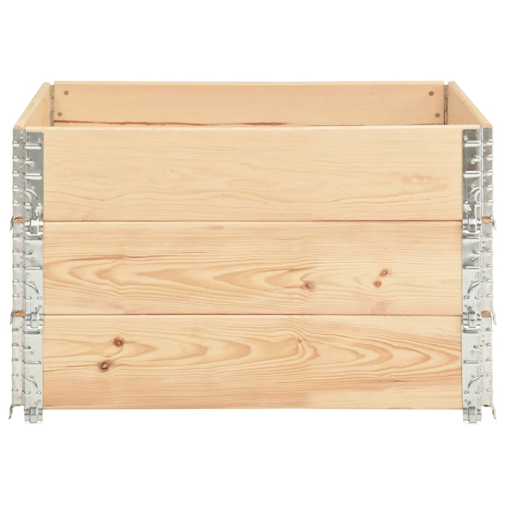 Vidaxl paletopzetranden 3 pcs 100x100 cm Pine solide