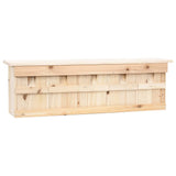 Vidaxl Musssenhuis mit 5 Zimmern 68x15x21 cm Vurenhout