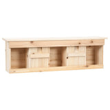 Vidaxl Musssenhuis mit 5 Zimmern 68x15x21 cm Vurenhout