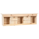 Vidaxl Musssenhuis mit 5 Zimmern 68x15x21 cm Vurenhout