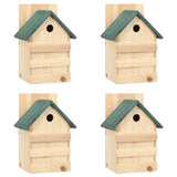 Vidaxl Bird Houses 4 PCS 23x19x33 cm vurenhout