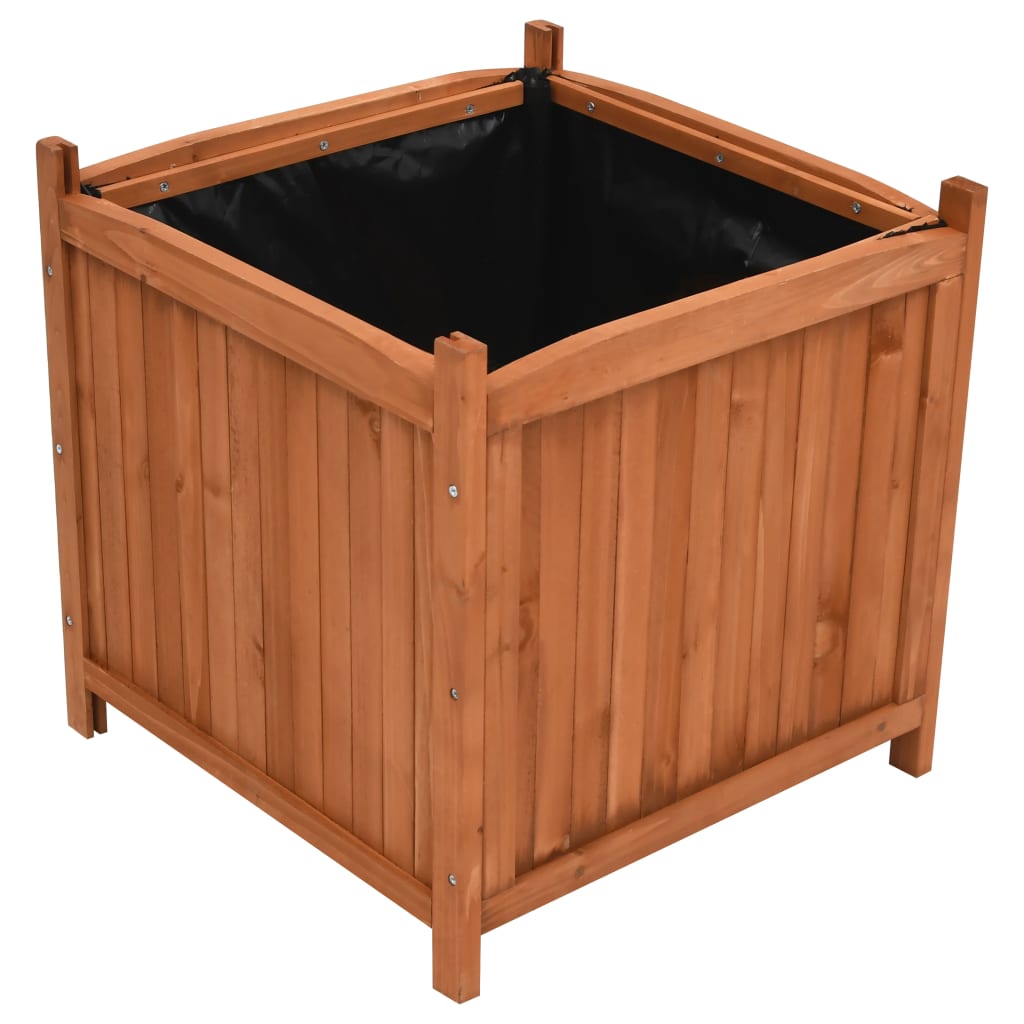 Vidaxl Planters raised 2 st 50x50x50 cm pinewood