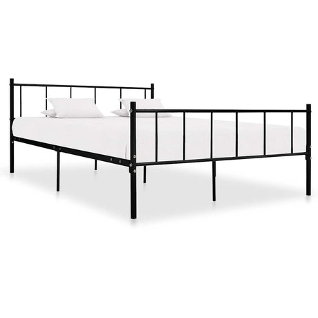 Vidaxl bedframe metaal zwart 180x200 cm