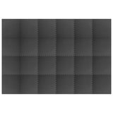 Vidaxl -Bodenmatten 24 St 8.64 ㎡ Eva Foam Schwarz