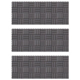 Vidaxl Terrace Tiles 30 PCS 30x30 cm sólido acaciahout gris lavado