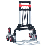 Vidaxl Traptrolley Colorato in argento in alluminio da 70 kg in alluminio