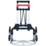 Vidaxl Traptrolley Colorato in argento in alluminio da 70 kg in alluminio