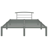 Vidaxl bedframe metaal grijs 120x200 cm