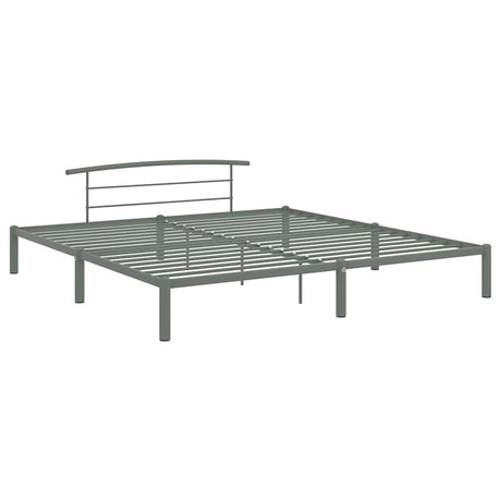 Vidaxl bedframe metaal grijs 180x200 cm