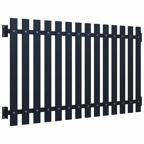 VIDAXL -Zauntafel 170,5 x 75 cm Pulver -Stahl -Anthrazit