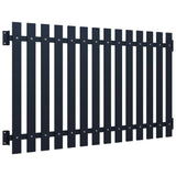 VIDAXL -Zauntafel 170,5x100 cm Pulver -Stahl -Anthrazit