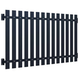 Vidaxl Fence Panel 170,5x100 cm stalowy antracyt powlekany proszkiem