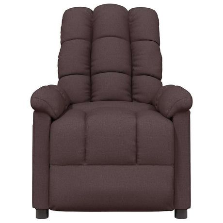 Vidaxl massagestoel stof zwart