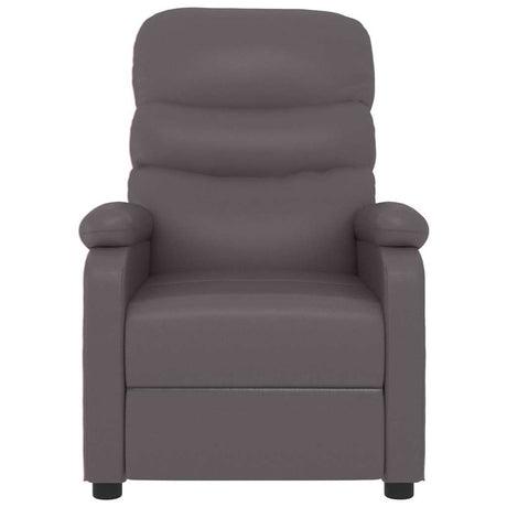 Vidaxl massagestoel kunstleer grijs
