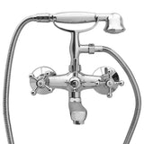 Vidaxl Bath Tap Two -Buttons and Hand doccia cromo