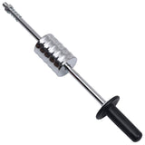 Vidaxl sliding hammer with hook 65 cm carbon steel