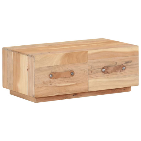 Vidaxl salontafel 90x50x35 cm massief gerecycled hout