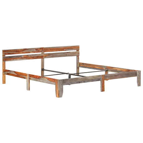 Vidaxl bedframe zonder matras massief hout 200x200 cm