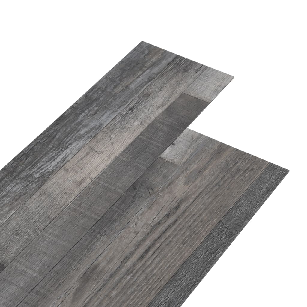 Planches de plancher vidaxl auto-adhésive 5,02 m² 2 mm Couleur en bois industriel en PVC