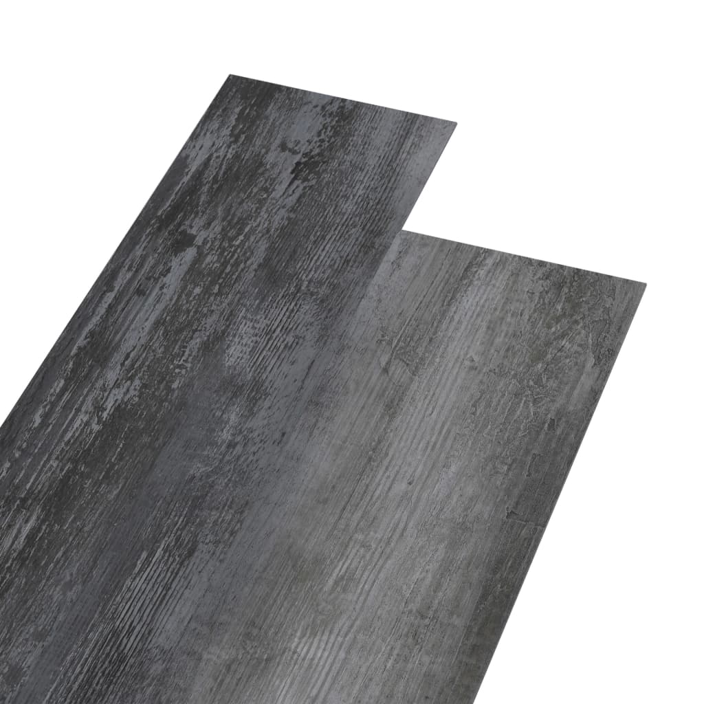 Vidaxl Floorboards Non-self-adhesive 5.26 m² 2 mm PVC Glossy Gray