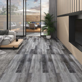 Vidaxl Floorboards Non-self-adhesive 5.26 m² 2 mm PVC Glossy Gray