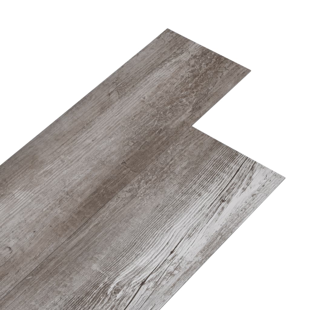 Vidaxl Floorboards Self -fast 5,02 m² 2 mm PVC Matt Wood Brown