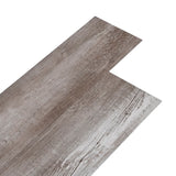 Vidaxl Floorboards Self -fast 5,02 m² 2 mm PVC Matt Wood Brown