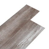 Vidaxl Floorboards non-self-adhesive 5.26 m² 2 mm PVC matt wood brown