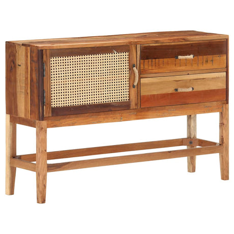 Vidaxl dressoir 118x30x76 cm massief gerecycled hout