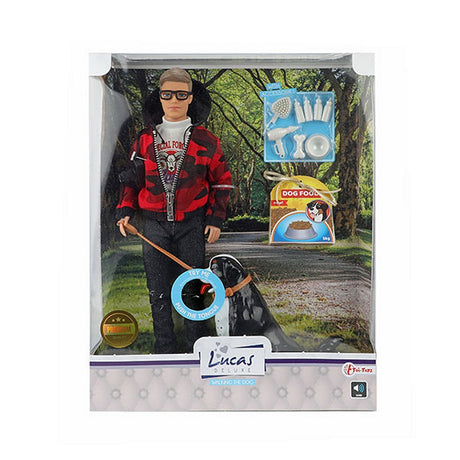 Lucas Teenie-Puppe + Hund mit Sound