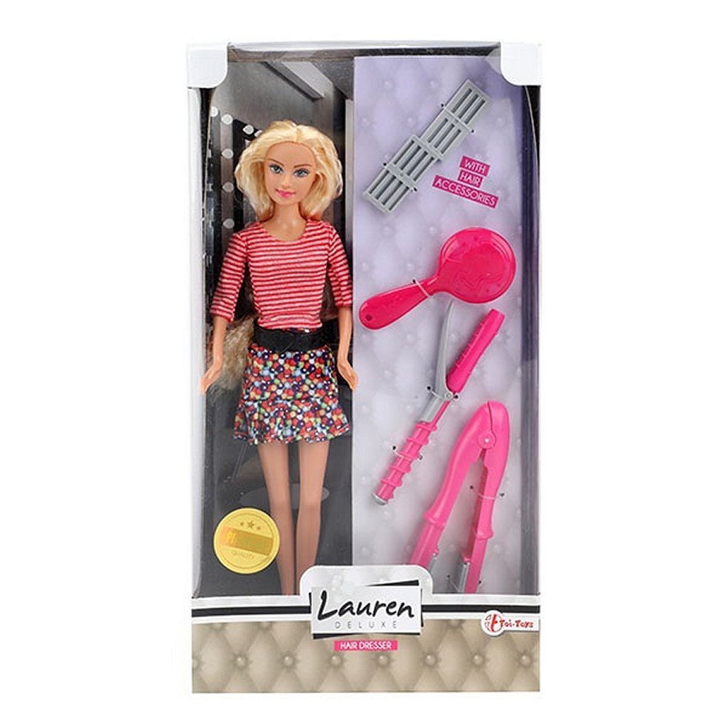 Lauren Teenagerpuppe + Haarschmuck